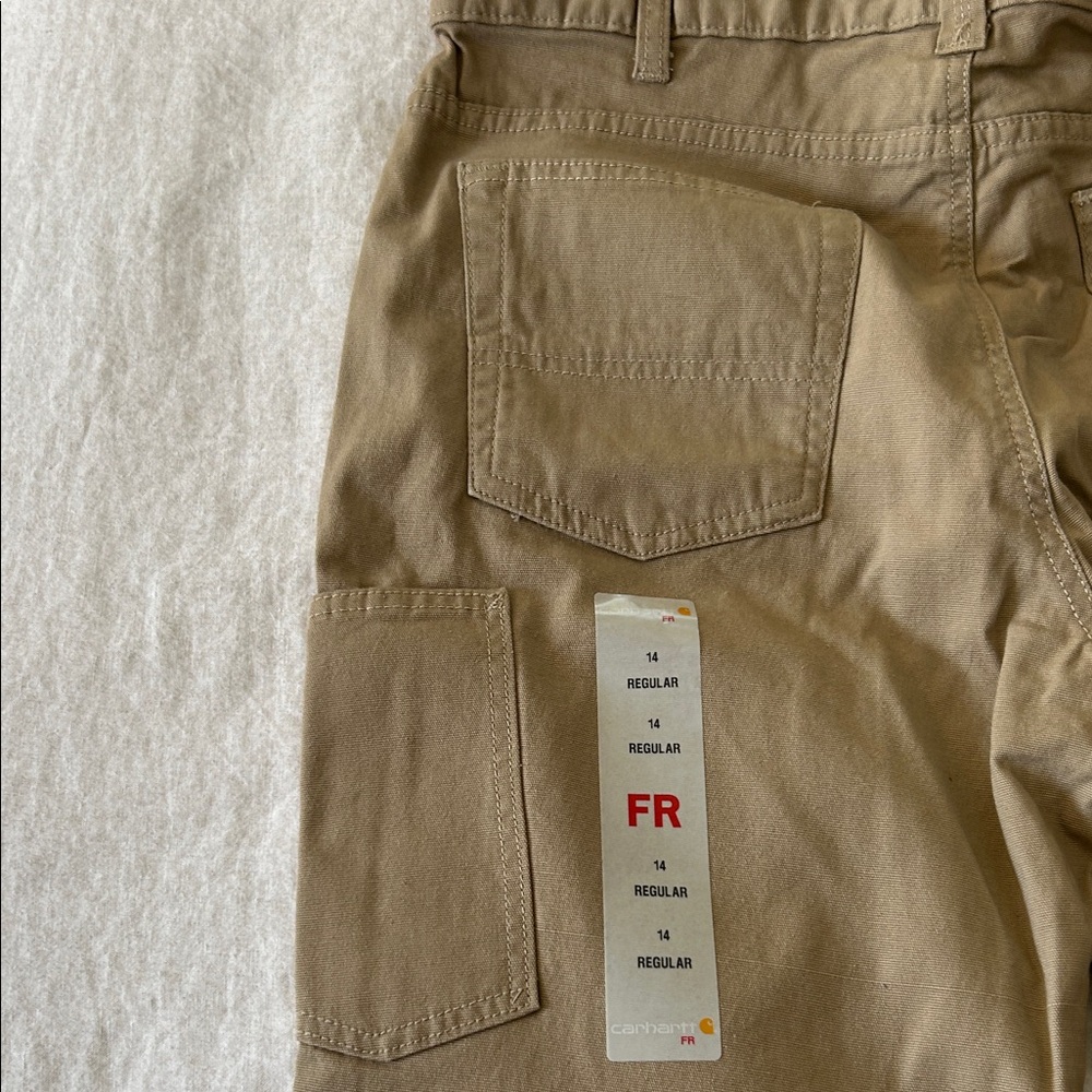 Carhartt Flame Resistant Canvas Pants - Khaki - Picture 9 of 11